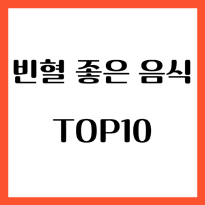 빈혈에-좋은-음식